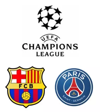 FOOT.LDC.HUITIEME.ALLER.FCBARCELONE.PSG.160221