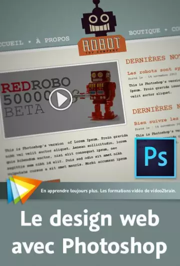 Le design web avec Photoshop [Tutoriels]