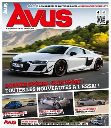 Avus N°72 – Février-Mars 2023 [Magazines]