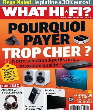 What Hi-Fi N°195 – Septembre 2020 [Magazines]