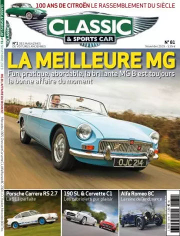 Classic & Sports Car - Novembre 2019  [Magazines]