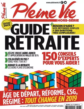 Pleine Vie Pratique Hors Série N°46 – Retraite 2019  [Magazines]