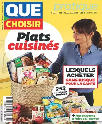 Que Choisir Pratique N°130 – Décembre 2021 [Magazines]