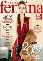 Version Femina N°874 Du 31 Décembre 2018 au 6 Janvier 2019  [Magazines]