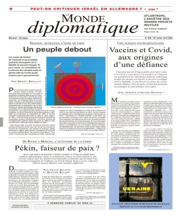 Le Monde Diplomatique N°829 – Avril 2023 [Journaux]