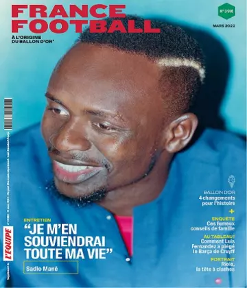 France Football N°3916 – Mars 2022 [Magazines]