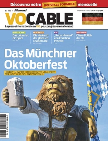 Vocable Allemand N°882 – Septembre 2023 [Magazines]