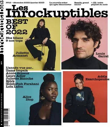 Les Inrockuptibles N°16 – Décembre 2022-Janvier 2023 [Magazines]