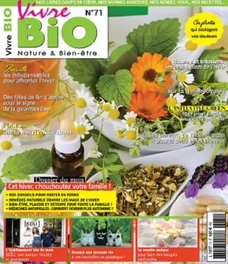 Vivre Bio N°71 – Novembre-Décembre 2020  [Magazines]