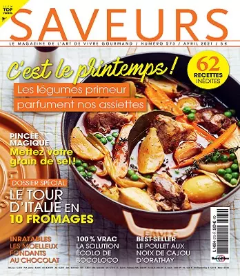 Saveurs N°273 – Avril 2021  [Magazines]