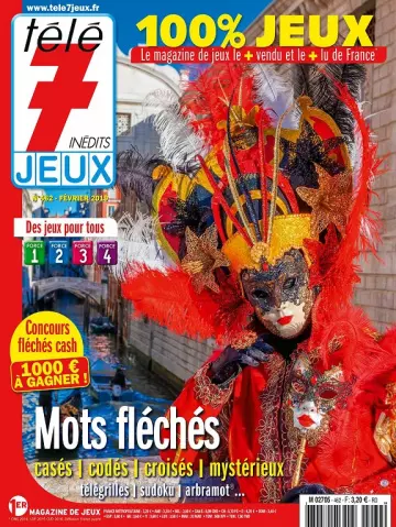 Télé 7 Jeux Inédits N°462 – Février 2019  [Magazines]