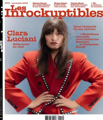 Les Inrockuptibles N°15 – Novembre 2022 [Magazines]