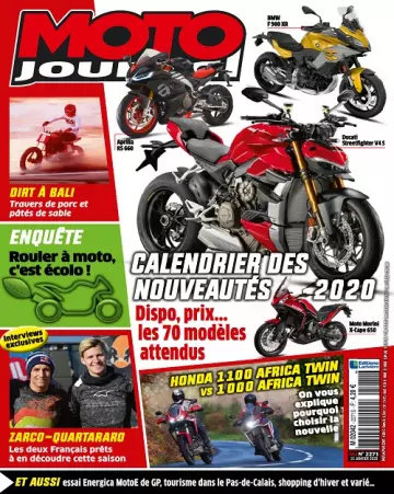 Moto Journal N°2271 Du 15 Janvier 2020 [Magazines]