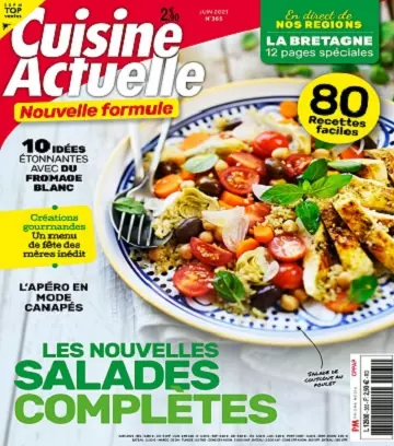 Cuisine Actuelle N°365 – Juin 2021  [Magazines]