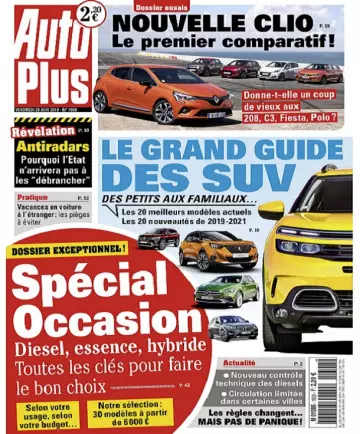 Auto Plus N°1608 Du 28 Juin 2019 [Magazines]