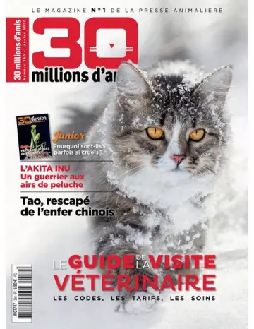 30 Millions d’Amis N°380 - Janvier 2020 [Magazines]