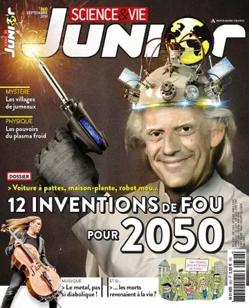 Science et Vie Junior N°360 – Septembre 2019 [Magazines]