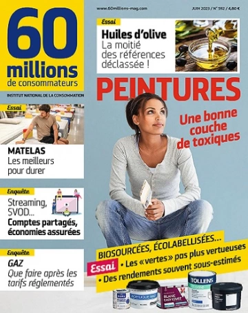 60 Millions De Consommateurs N°592 – Juin 2023 [Magazines]