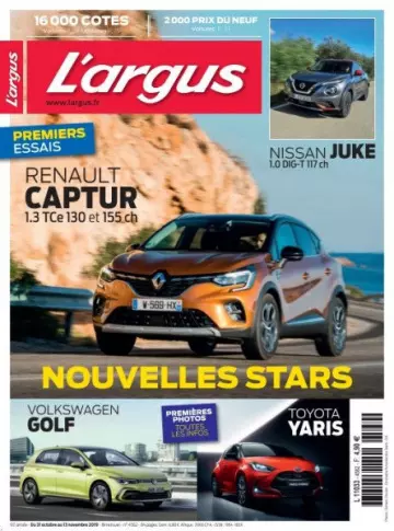 L’Argus - 31 Octobre 2019 [Magazines]