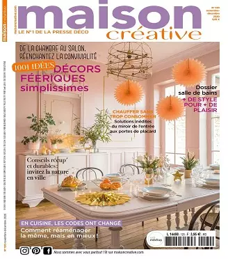 Maison Créative N°120 – Novembre-Décembre 2020 [Magazines]