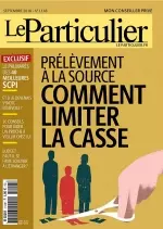 Le Particulier N°1148 – Septembre 2018  [Magazines]