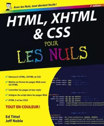 HTML, XHTML & CSS POUR LES NULS [Livres]