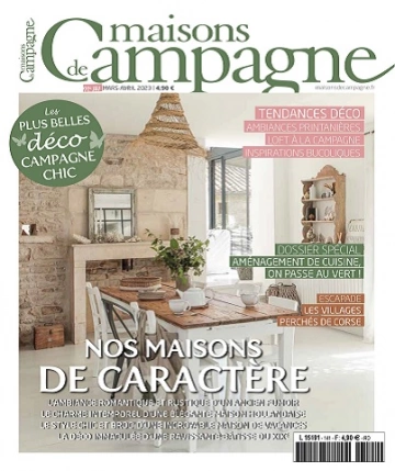 Maisons De Campagne N°141 – Mars-Avril 2023  [Magazines]