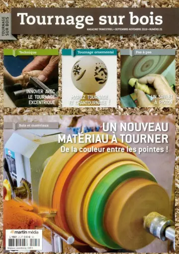 Tournage sur bois N°25 - Septembre-Novembre 2019  [Magazines]