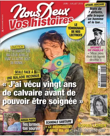 Nous Deux Vos Histoires N°45 – Juin-Juillet 2019 [Magazines]