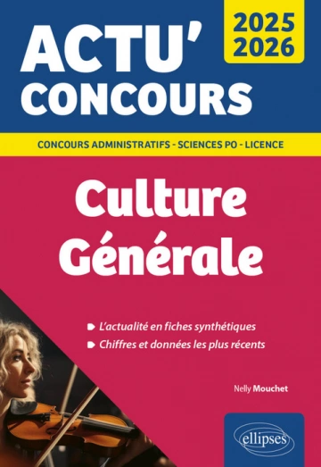 Actu' concours 2025-2026 Culture générale [Livres]