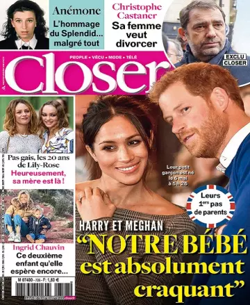 Closer N°726 Du 10 au 16 Mai 2019 [Magazines]