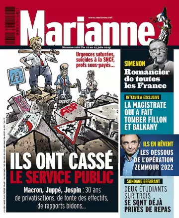 Marianne N°1162 Du 21 au 27 Juin 2019 [Magazines]