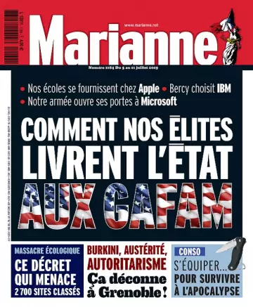 Marianne N°1164 Du 5 au 11 Juillet 2019 [Magazines]