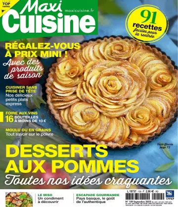 Maxi Cuisine N°159 – Septembre 2022 [Magazines]