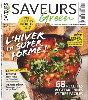 Saveurs Green N°10 – Janvier-Février 2022 [Magazines]