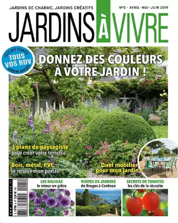 Jardins à Vivre N°5 – Avril-Juin 2019  [Magazines]