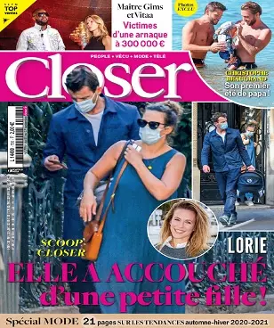 Closer N°796 Du 11 au 17 Septembre 2020 [Magazines]