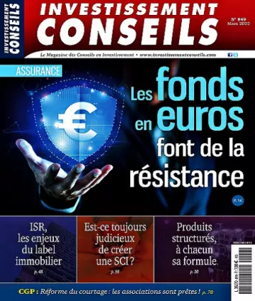 Investissement Conseils N°849 – Mars 2022 [Magazines]