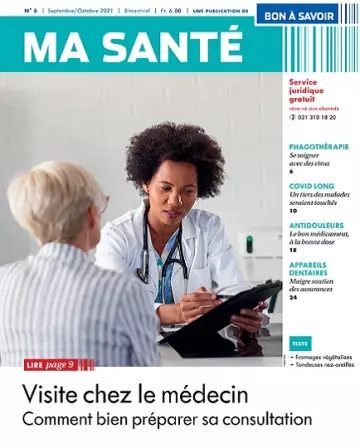 Bon à Savoir Ma Santé N°5 – Septembre-Octobre 2021  [Magazines]