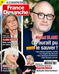 France Dimanche N.4076 - 11 Octobre 2024 [Magazines]