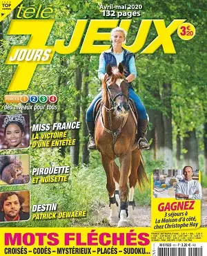 Télé 7 Jours Jeux N°81 – Avril-Mai 2020  [Magazines]