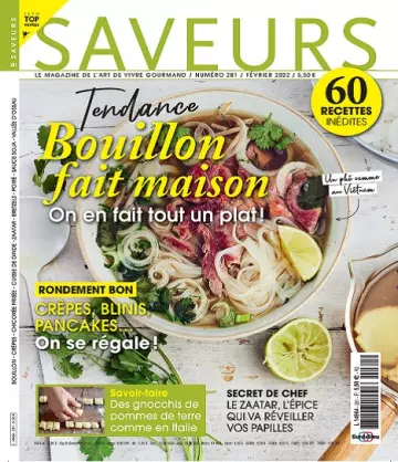 Saveurs N°281 – Février 2022 [Magazines]