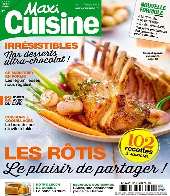 Maxi Cuisine N°147 – Mars 2021 [Magazines]