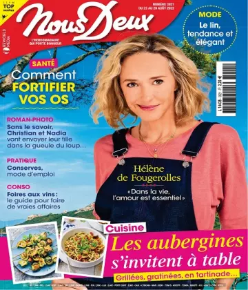 Nous Deux N°3921 Du 23 au 29 Août 2022  [Magazines]