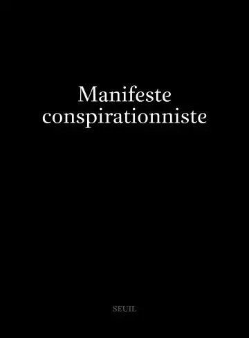 ANONYME MANIFESTE CONSPIRATIONNISTE [Livres]