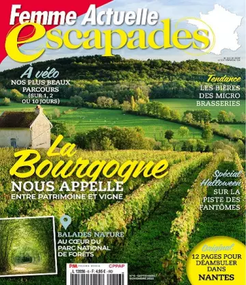 Femme Actuelle Escapades N°6 – Septembre-Novembre 2022 [Magazines]