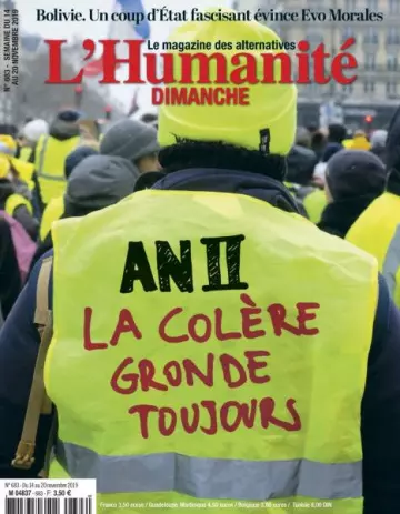 L’Humanité Dimanche - 14 Novembre 2019 [Magazines]