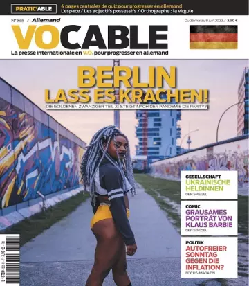 Vocable Allemand N°865 Du 26 Mai 2022 [Magazines]