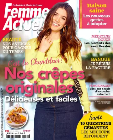 Femme Actuelle N°1844 - 27 Janvier au 2 Février 2020  [Magazines]