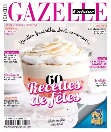 Gazelle Cuisine N°17 – Spécial Fêtes 2022  [Magazines]